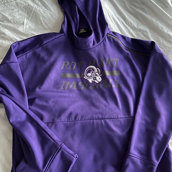 Men’s Roy Hart Rams Baseball X-Grain Sportswear Hoodie XL *read Description* - Picture 3 of 6